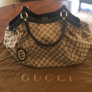 AUTHENTIC GUCCI LARGE SUKEY TOTE